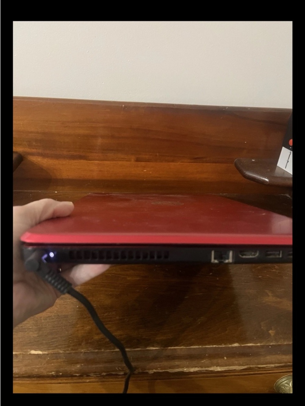 HP 15 Laptop BS234-WM Intel Pentium Silver Red Working Factory Reset WithCharger - Picture 4 of 9